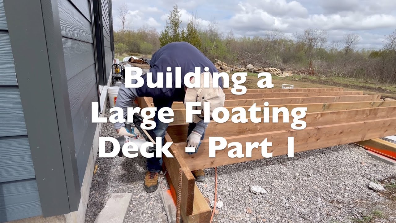 Building a Large Floating Deck - Part 1