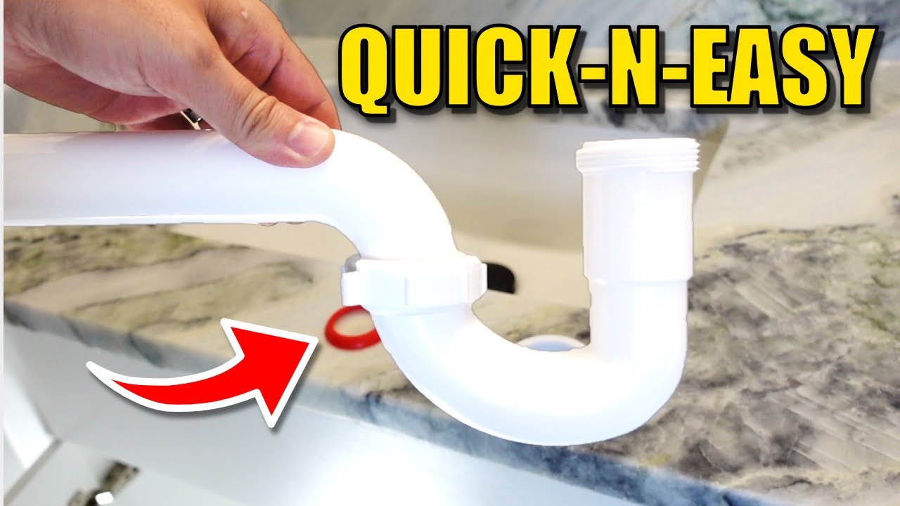 How to Install a PVC P trap