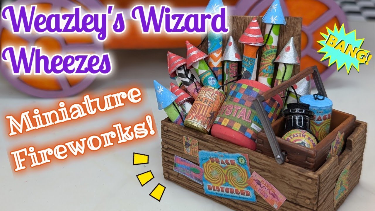 Miniverse Remix Weazley's Fireworks & More DIY Miniatures!