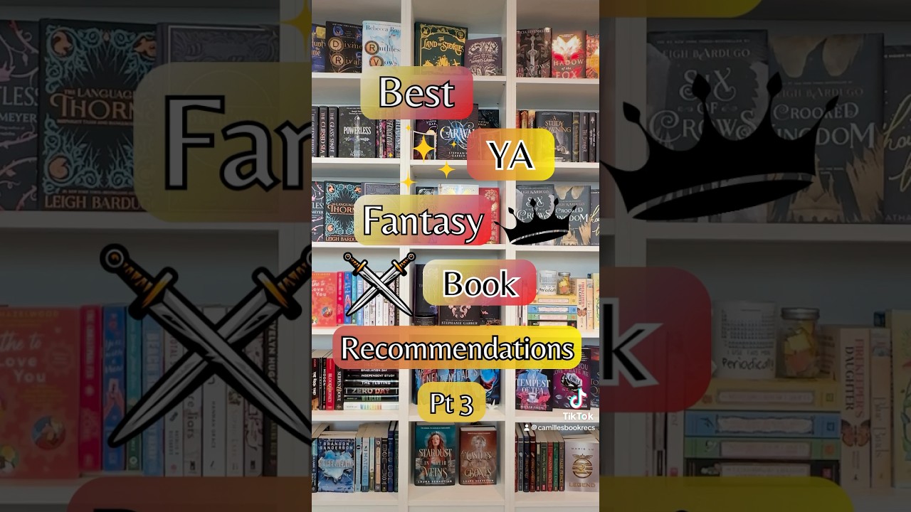 Best YA fantasy book recommendations Pt 3 #booktok #booktube #YAfantasy #books #bookrecs #fantasy