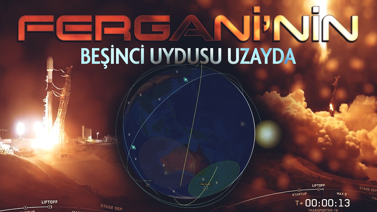 Fergani'nin beşinci uydusu uzayda