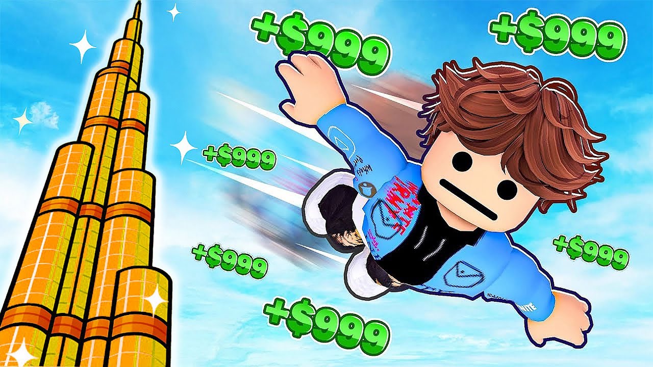 Making QUINTILLIONS in Roblox CLIMB and JUMP Tower..(UPDATE)