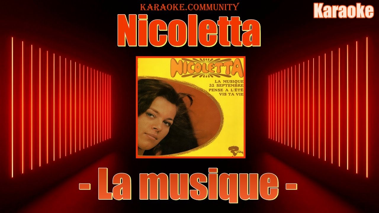 Karaoke - Nicoletta - La musique