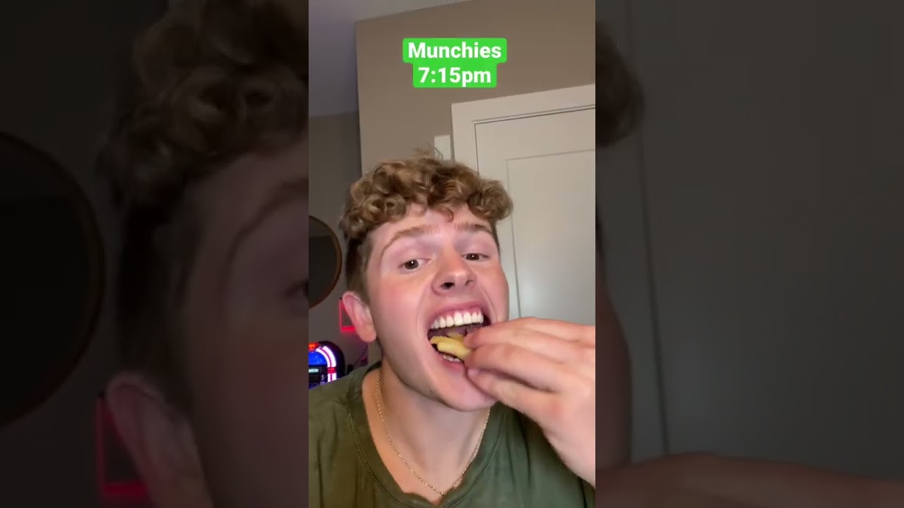 I tried to eat only edibles for the whole day for 4/20! #shorts #challenge #funny