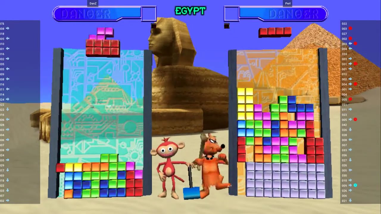 Sega Tetris - DanZ VS Perl 