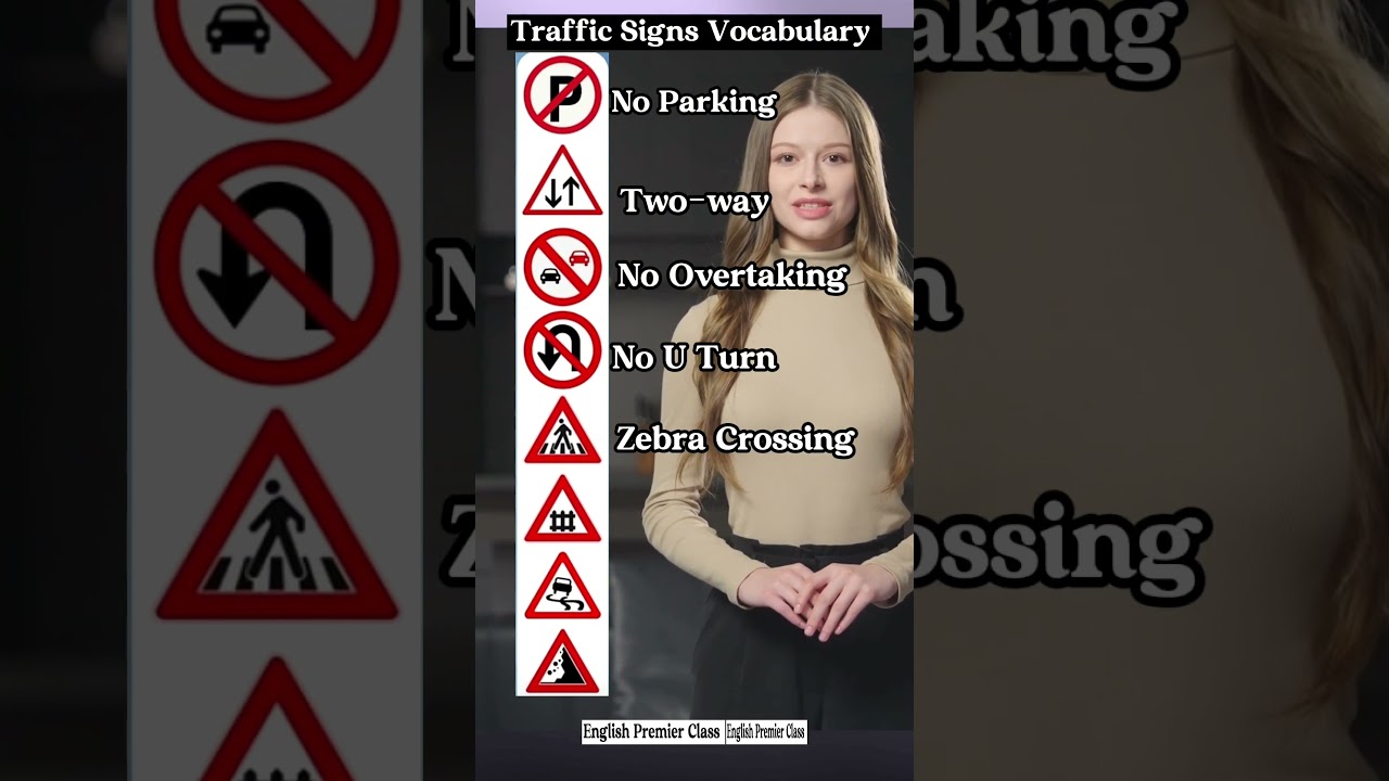 Traffic Signs Vocabulary | #englishvocabulary
