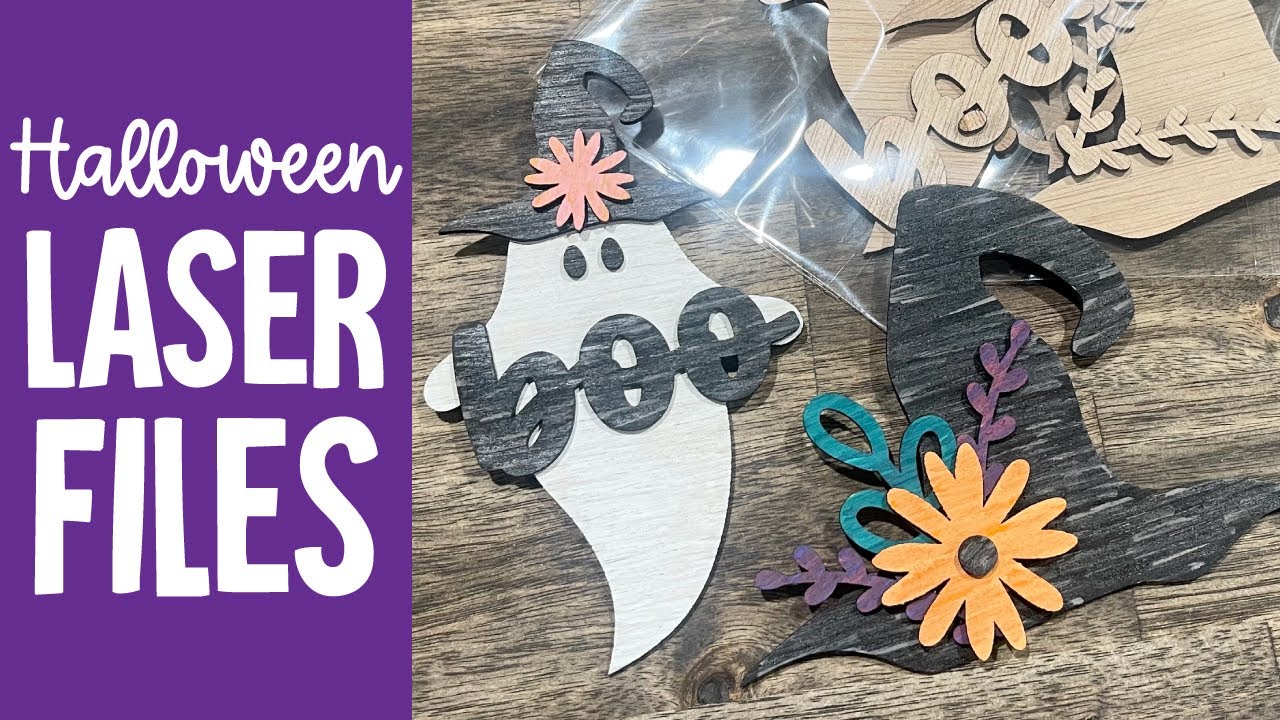 Put Together Halloween Laser Files With Me | xTool Fall Projects with M1 10w