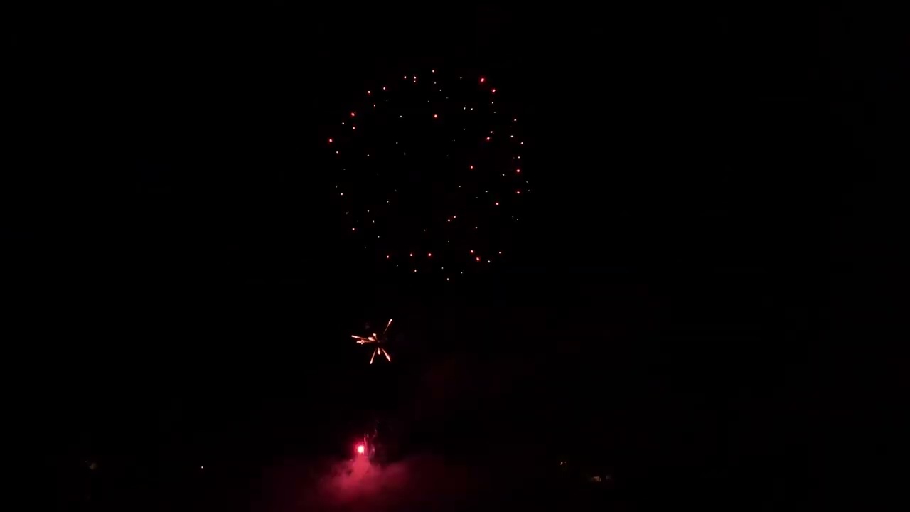 FEU D'ARTIFICE de la FÊTE de BRANNE le 3 Août 2025