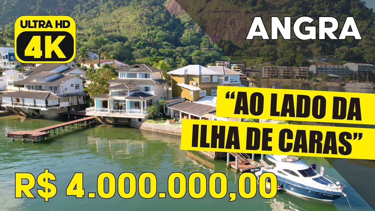 AGORA SIM, DISPONÍVEL PARA VENDA!!! MANSÃO BEIRA MAR EM ANGRA DOS REIS! LUXO E EXCLUSIVIDADE!