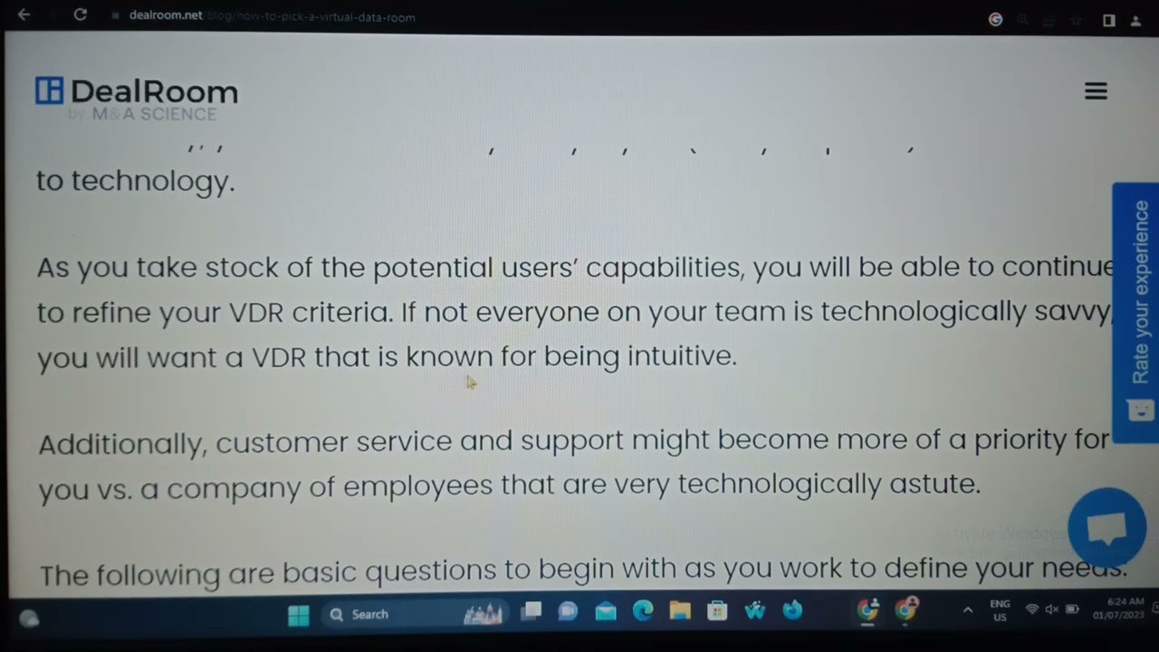 How to choose the best virtual data room