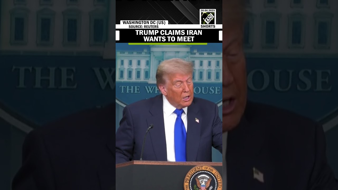 Trump Claims Iran is interested in meeting with United States post obliteration of Nuclear sites