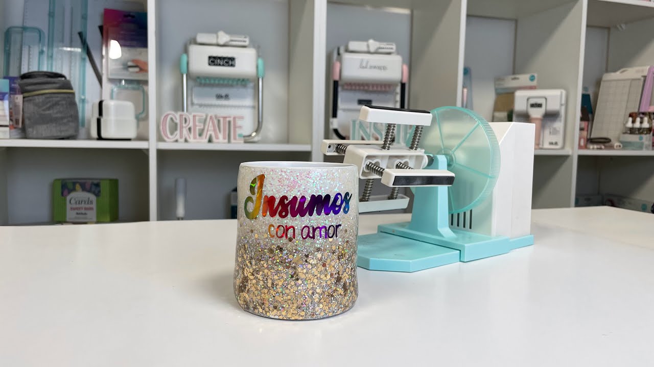 TAZA CON RESINA ¡PROBAMOS LA SPIN IT PRO!