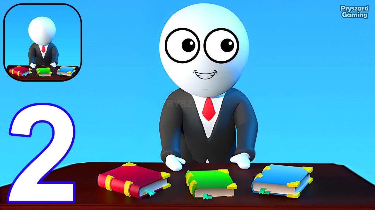 My Dream Library - Gameplay Walkthrough Part 2 Stickman Library Manager New Books Unlocked