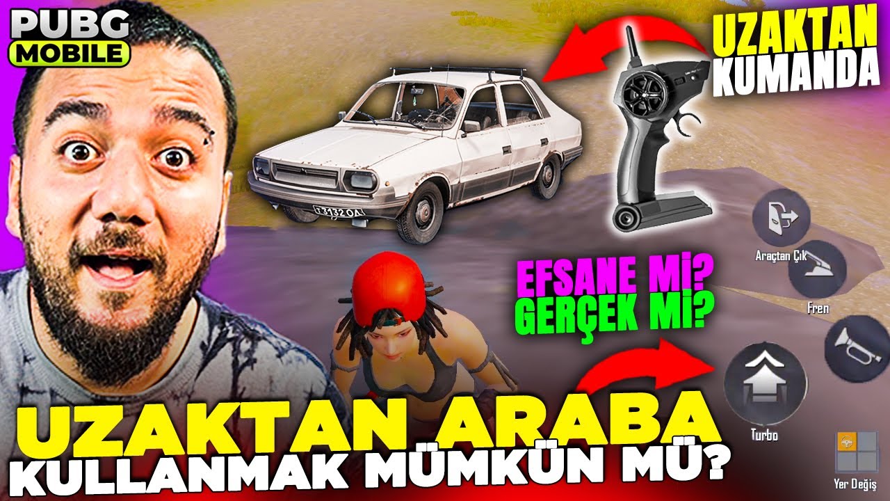 RAKİPLER ÇILDIRDI!! GÖRÜNMEZ OLUP ARABA SÜRMEK MÜMKÜN MÜ? PUBG Mobile Efsane Mi Gerçek Mi