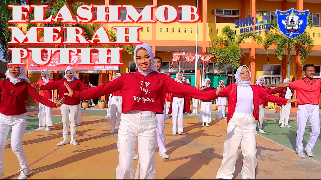 Flashmob Merah Putih - SMKN 2 TANJUNGPINANG