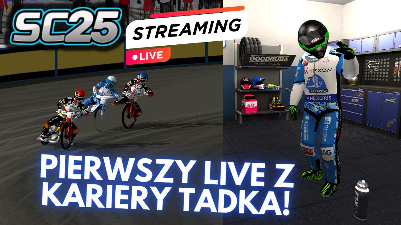 Pierwszy Historyczny Live z Kariery Żużlowca! Tadek i Speedway Challenge 2025!