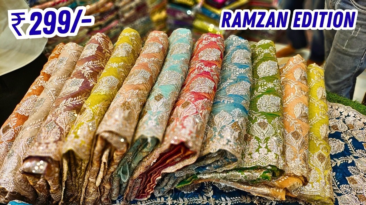 Fancy Stone Sarees ₹299/- Mai 😱 3 Days SALE! Wholesale Wedding Sarees Hyderabad