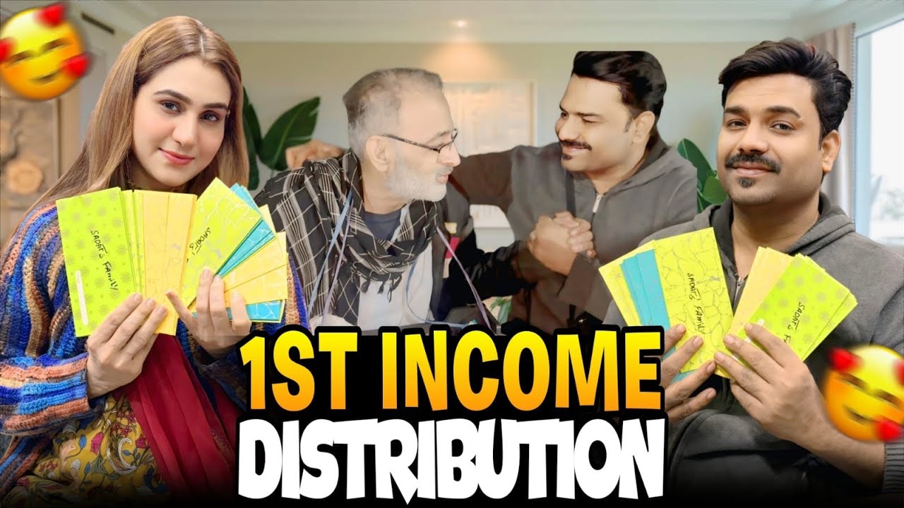 YOUTUBE INCOME DISTRIBUTION // SADAF NE GOLGAPPA LAZMI KHANA THA