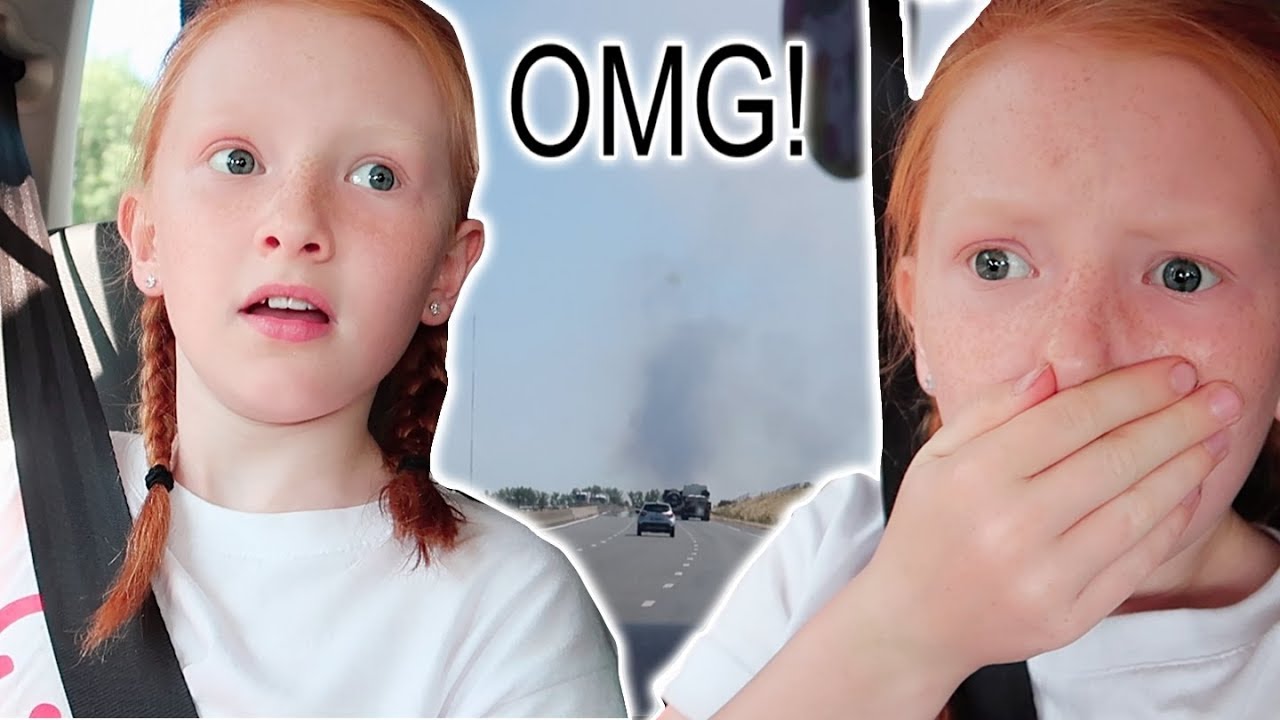 WE SAW SOMETHING SCARY ON THE MOTORWAY! EURO ROAD TRIP DAY 2!