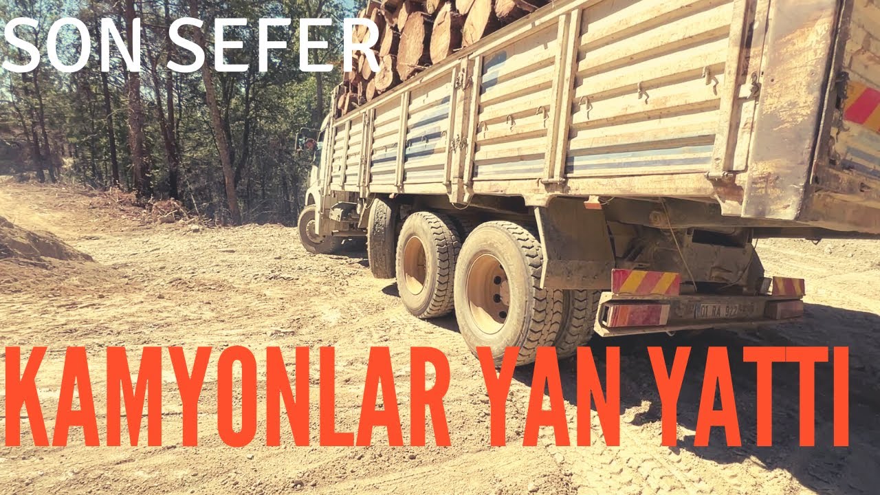 YÜKÜMÜZ SİNİR STRES- BMC PRO 827 KAMYONLAR YAN YATTI-SON SEFER DÖNÜŞ VAKTİ GELDİ..