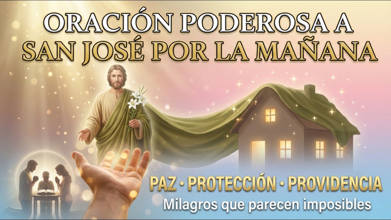 Reza Esto Cada Mañana y Siente el Cambio | Oración Milagrosa a San José para Abrir Caminos