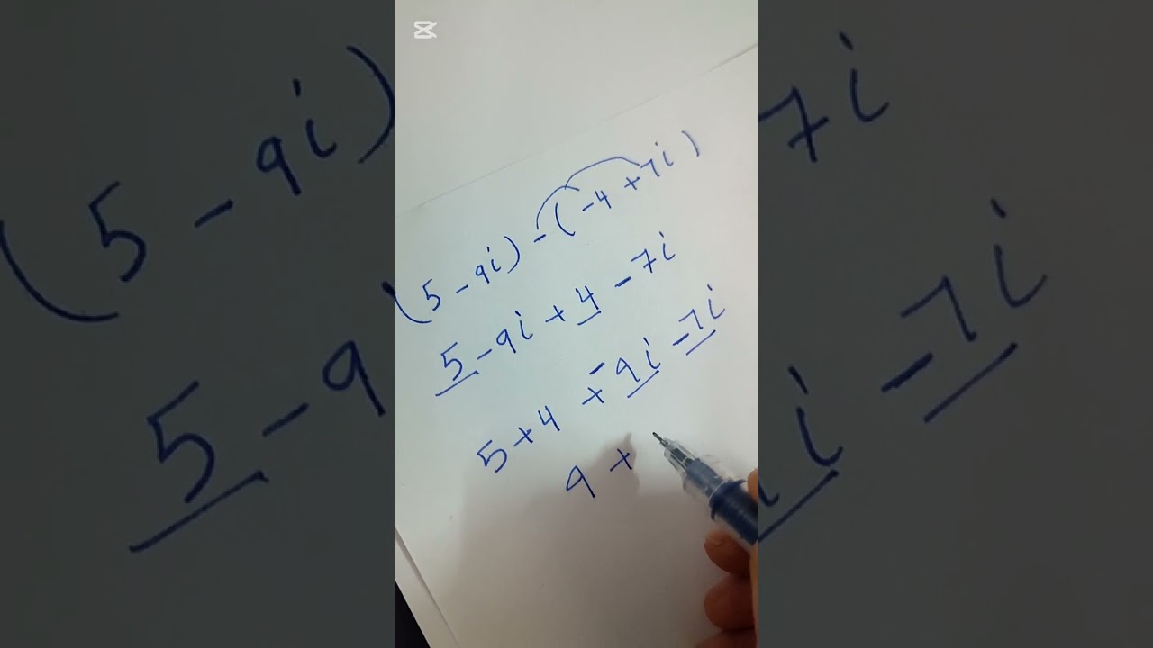 اسهل طريقه للعمليات الحسابيه  الاعداد المركبه #توجيهي_الاردن #العراق #سادس_علمي 