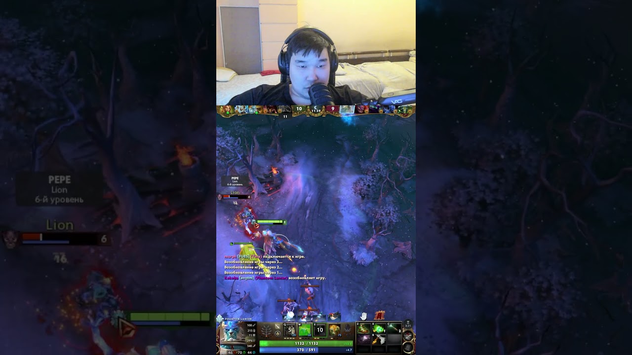 👾Ссылка на стримы в шапке профиля dota2 