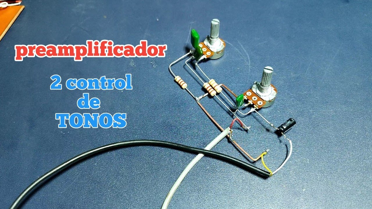 Cómo Hacer Preamplificador Con 2 Tonos y muy fácil