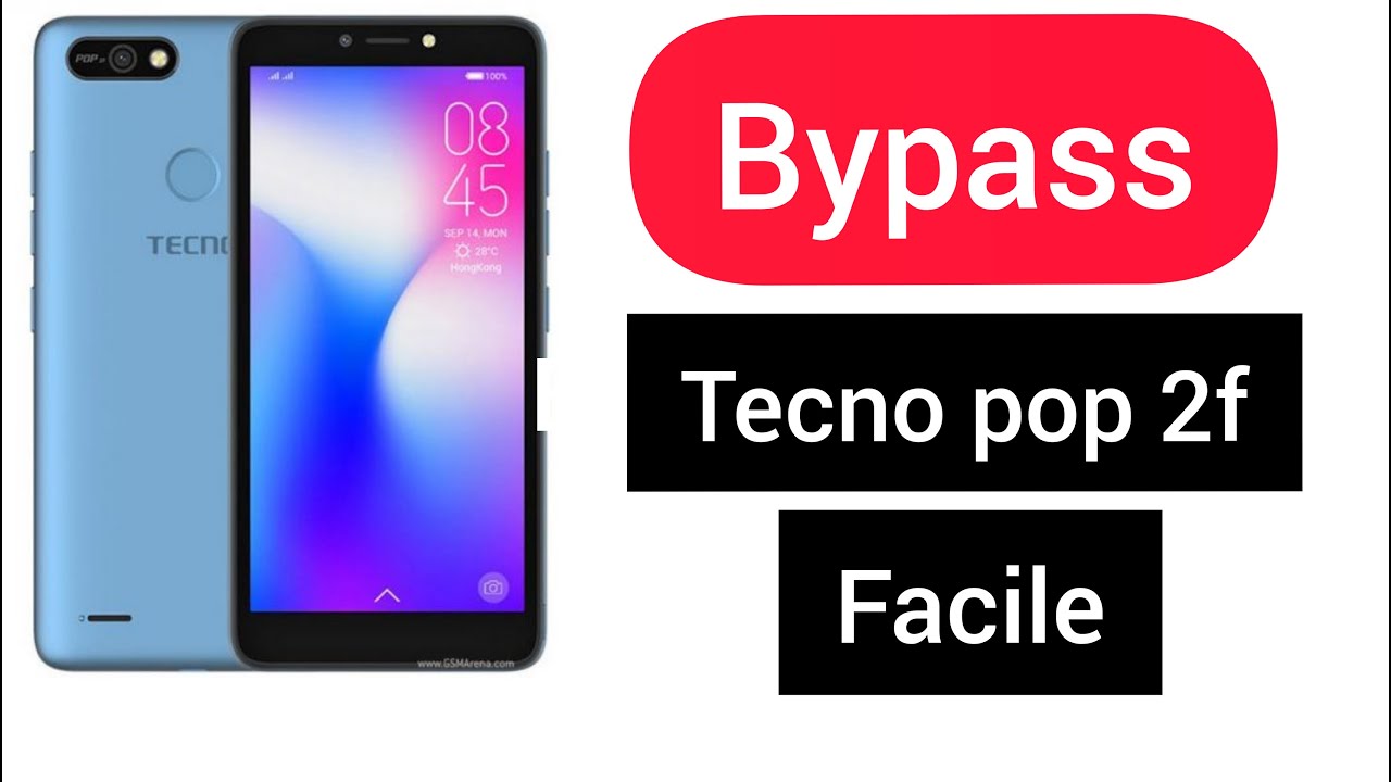 Supprimer le compte google sur tecno pop 2 sans pc