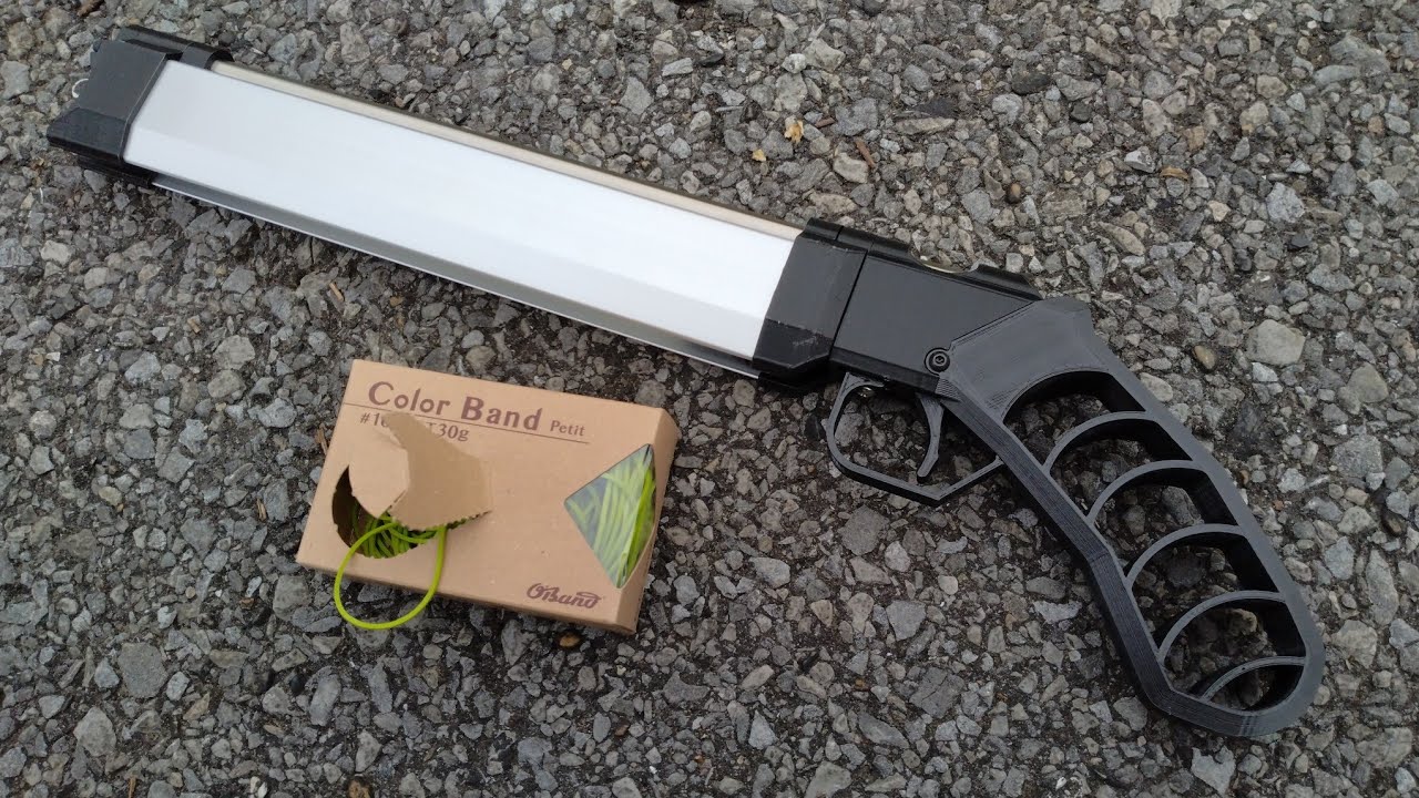 ショットガン型ゴム銃を作ってみた