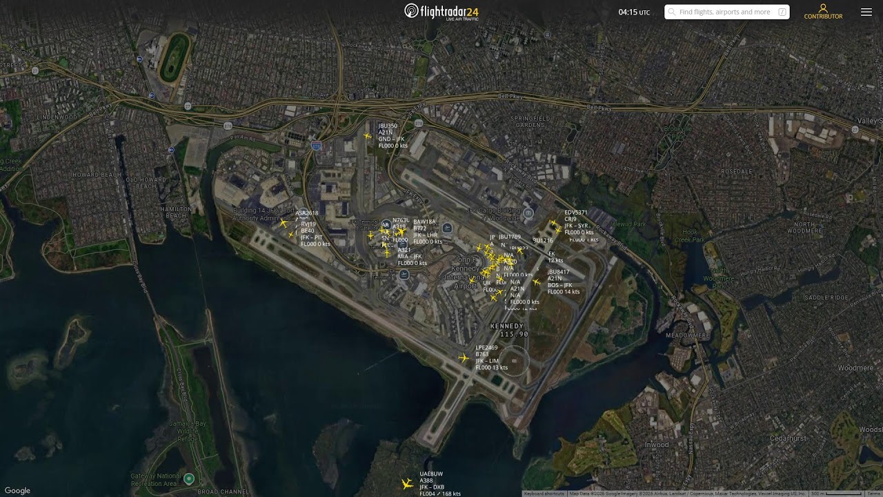New York - Kennedy KJFK Flightradar24 Livestream with Live Air Traffic Control 3/02/2026