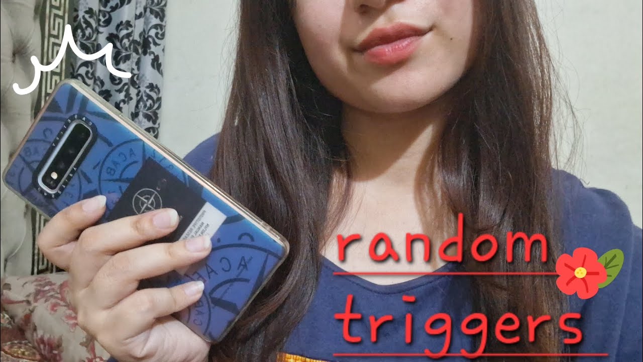asmr fast and aggressive random triggers ♡