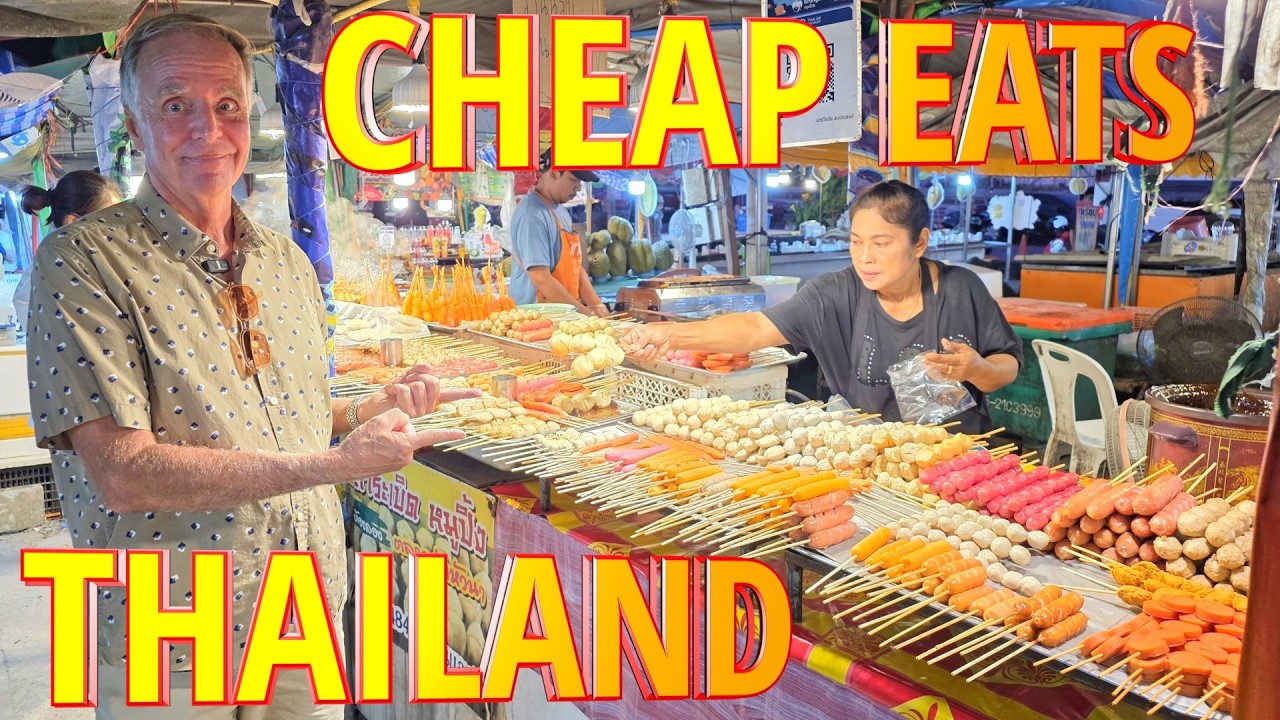 Ешьте как местные жители в Хуа-Хине, Таиланд! Вкусная и недорогая еда!