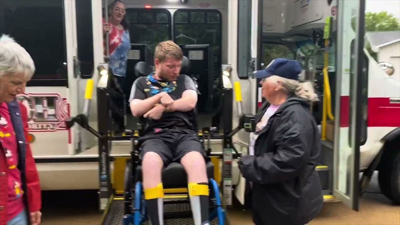 Bata Bus driver Kay picking Sam up & dropping him off at IFS 8.19.25 @onthatnote 