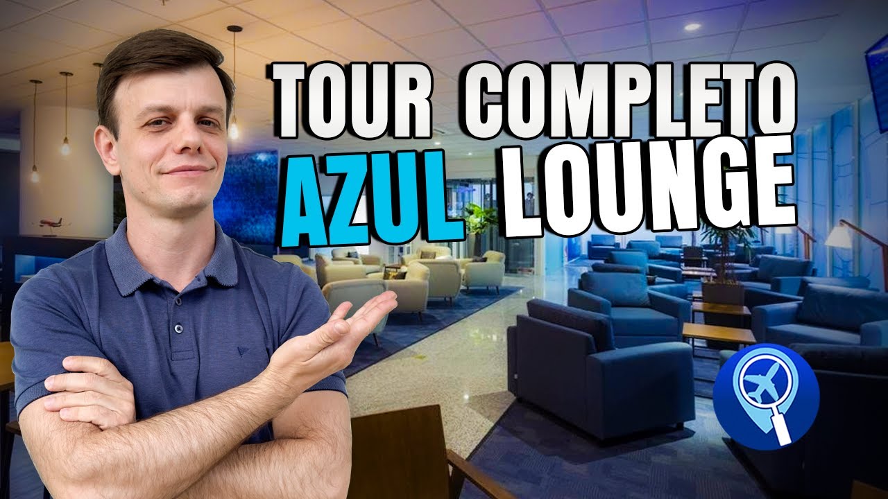 Como &eacute; a sala VIP da Azul no embarque internacional em Viracopos