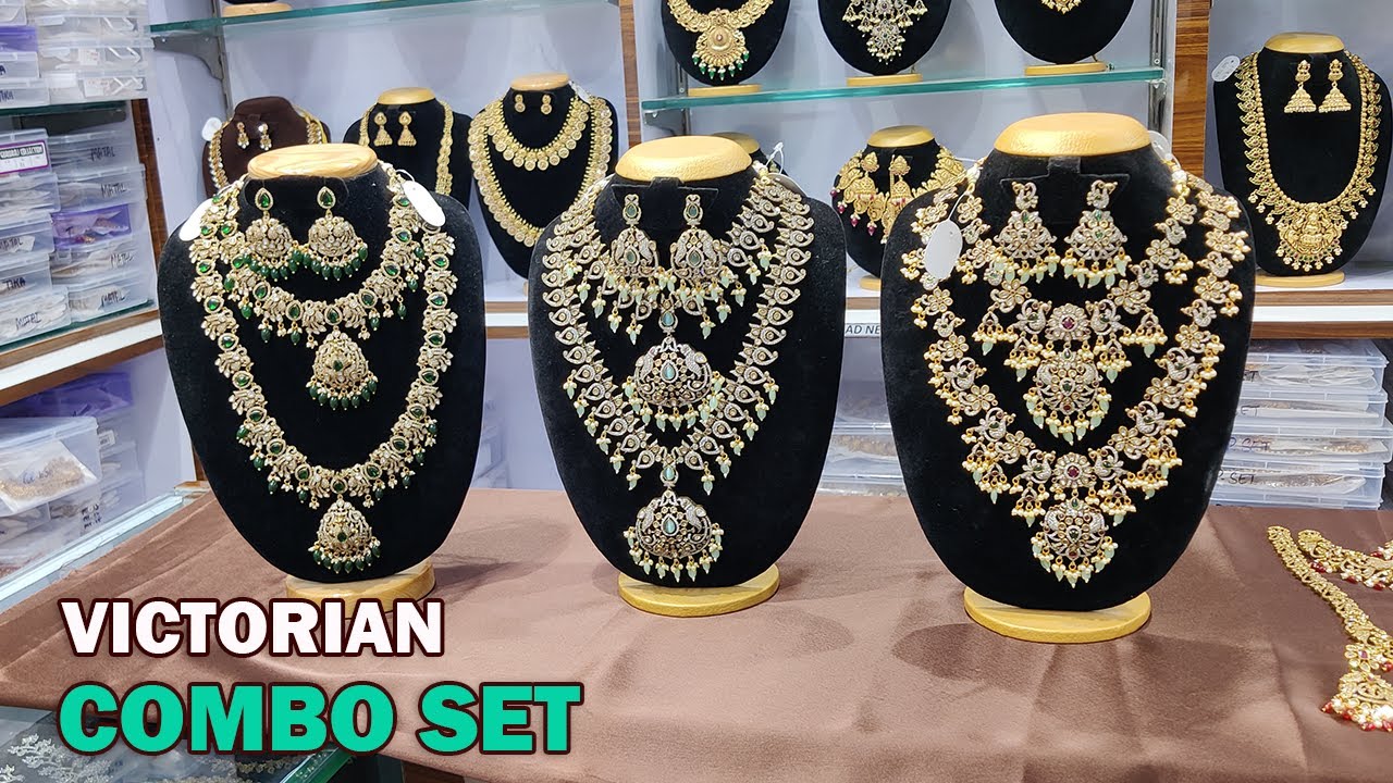 Victorian Jewelry Collection | Victorian Bridal Jewellery | Victorian Combo | Jewel Palace