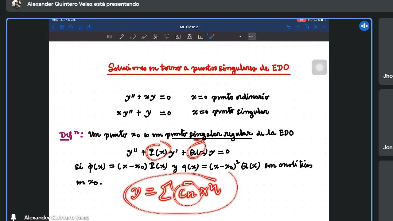 UNAL MED - Matemáticas Especiales - Clase 2 Parte 1