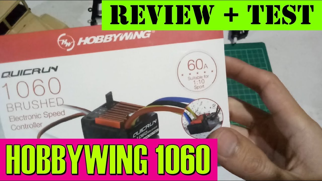 Hobbywing Quicrun 1060 Review + Install + Test Waterproof