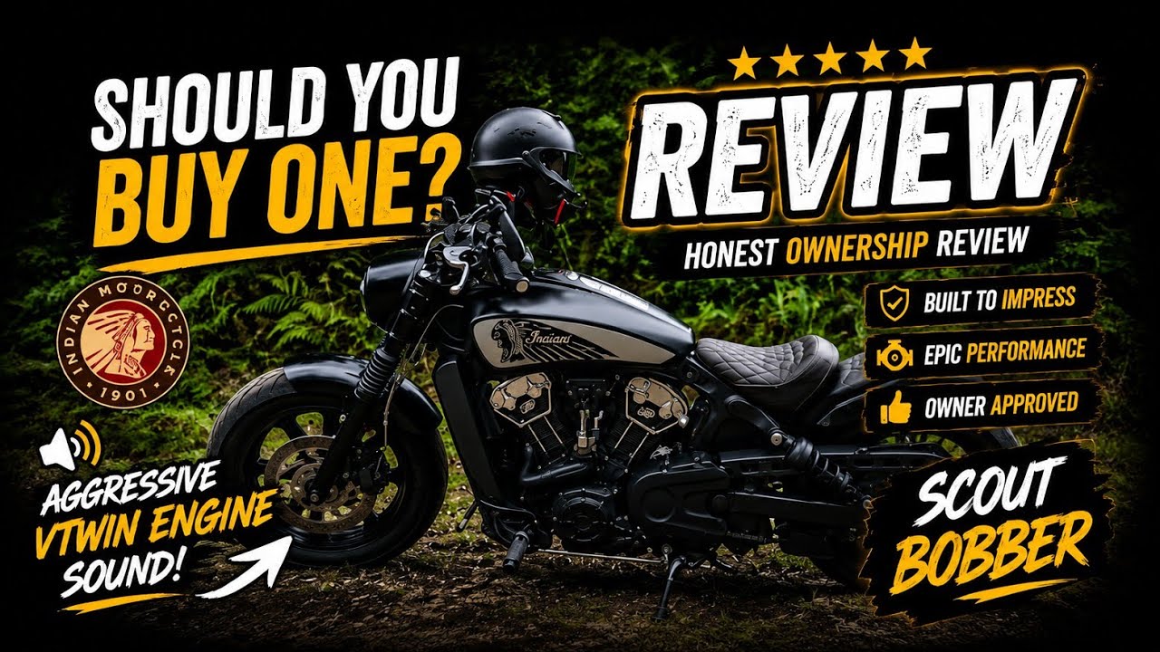 Посмотрите перед покупкой! Честный обзор Indian Scout Bobber.