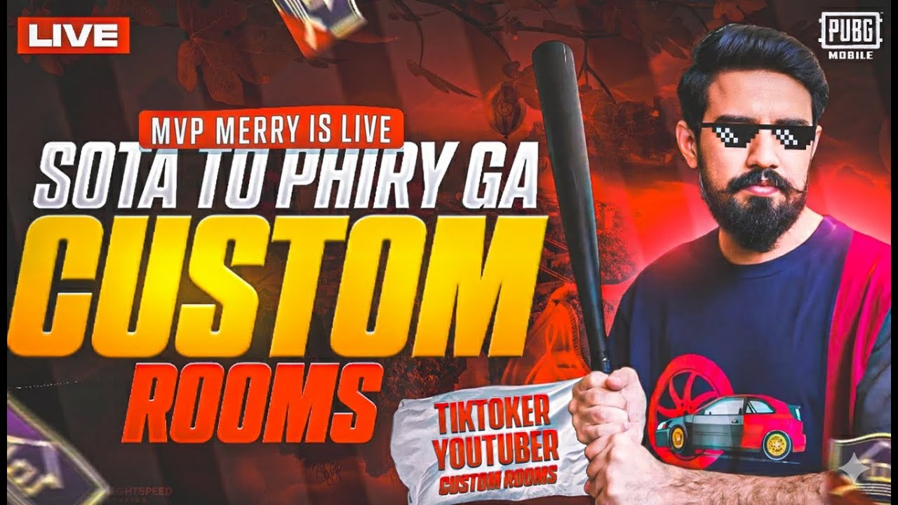 ULTIMATE RANK + PUBG Mobile Custom Room Live | Room ID & Password | MVP MERRY LIVE