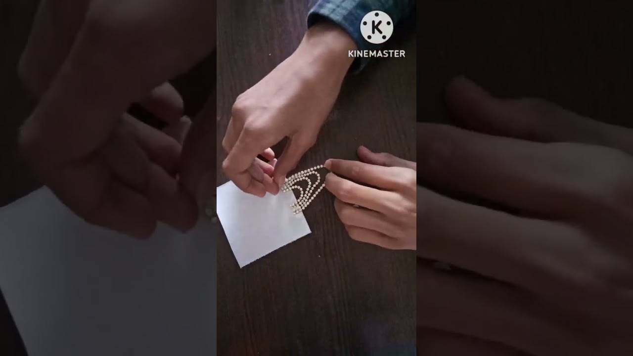 How to make a necklace for Laddu Gopal, Radha Rani, Mata Rani/  लड्डू गोपाल के लिए हार कैसे बनाएं