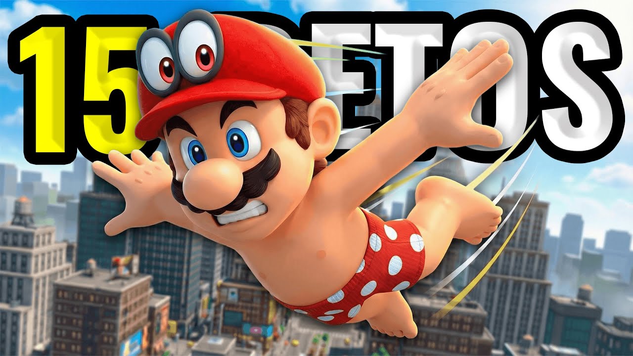 Supera 15 retos en Super Mario Odyssey o borra el juego...
