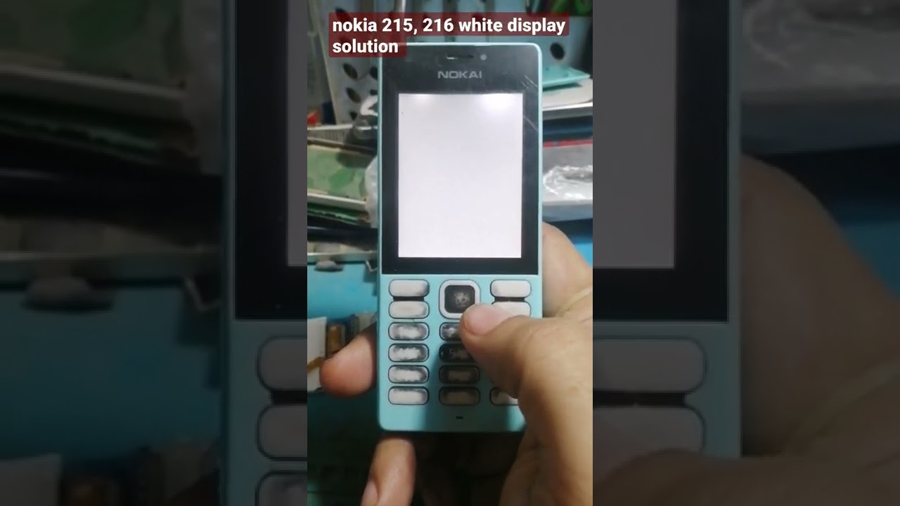 nokia 215, 216 white display solution