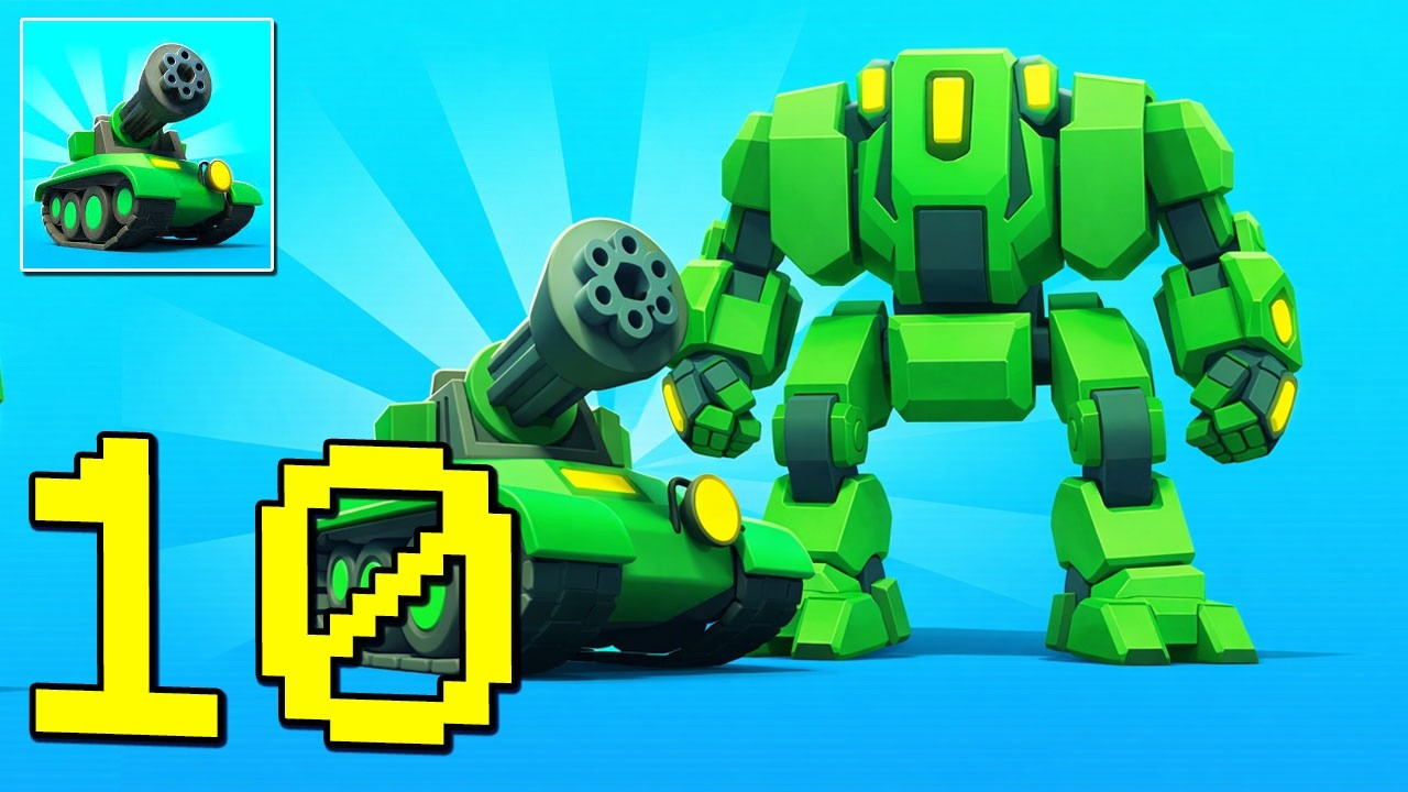 Tank Sniper - Gameplay Walkthrough Part 10 - Shooting Game , Update Tanks and Base (Android,iOS)