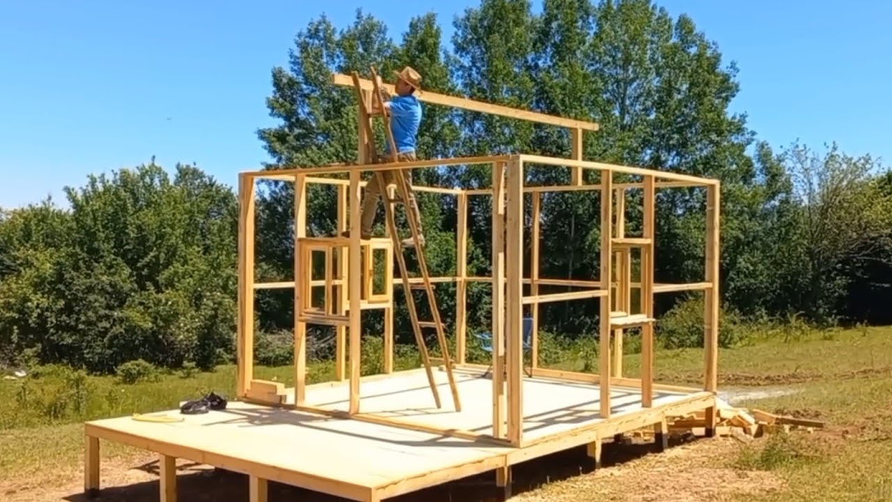 Изготовление деревянного дома – как сделать простой и дешевый домик