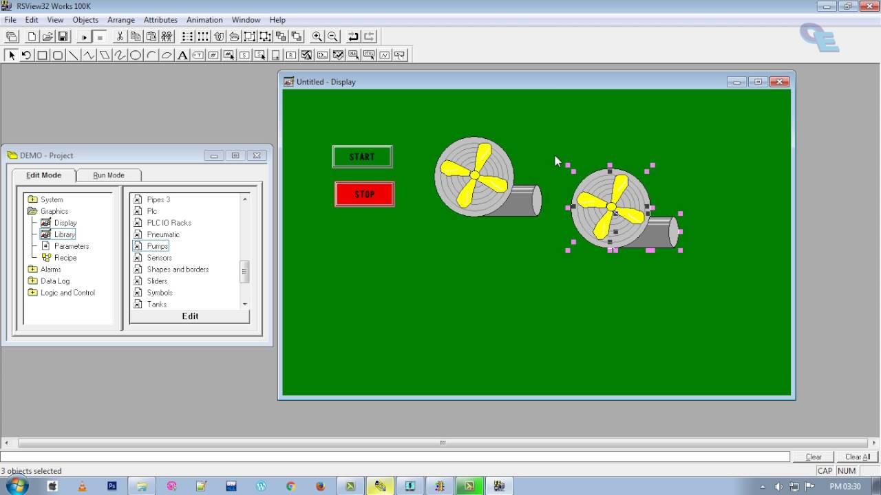 RSView32 Works Animation и RSLogix 500 Полное руководство