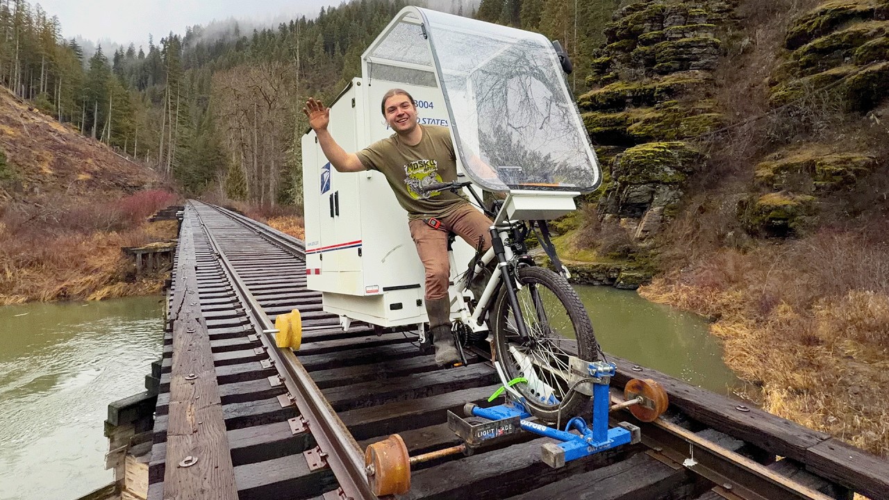 I Built an Electric Bike for Abandoned Railroads