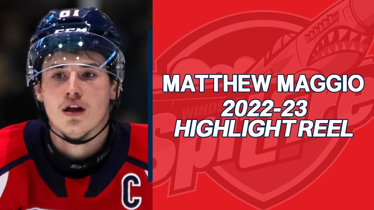 Matthew Maggio (Windsor Spitfires): 2022-23 OHL Highlights