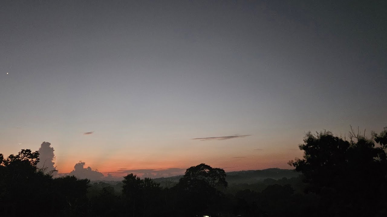 Sunday Morning Sunrise &ndash; Central Range, Trinidad 🇹🇹