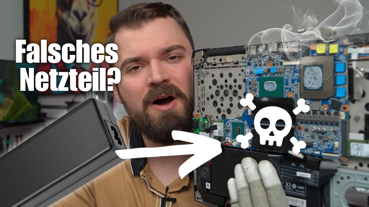 Laptop tot nach falschem Netzteil? So finde ich den Fehler (Medion Gaming Notebook)